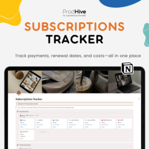 Subscriptions Tracker