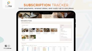 Subscriptions Tracker